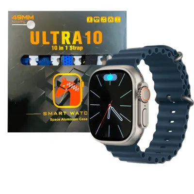 10 in 1 Smart Watch Ultra 10 - Smart Watch With 10 Straps Watch Ultra 10 Watch