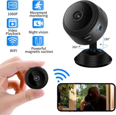 Wireless WiFi A9 Camera Magnet Hidden Mini Camera 1080P HD