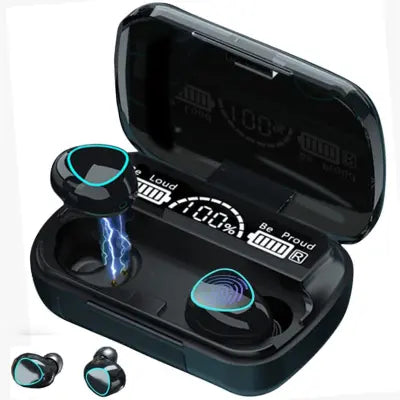 M10 Air buds Wireless Bluetooth EarBuds Stereo Earphones with Power bank Bluetooth